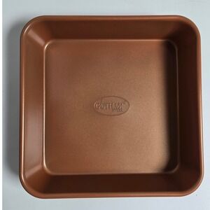 Gotham Steel Square Baking Pan Copper‎ Nonstick Ceramic Brownie Cake New